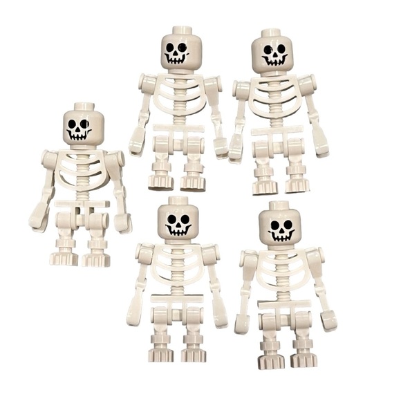 NEW LEGO Skeleton Minifigure Bundle of 5 - Picture 1 of 2